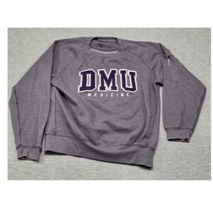 Ouray DMU Medicine Sweatshirt Men Small Gray Raglan Distressed Thrashed Pullover